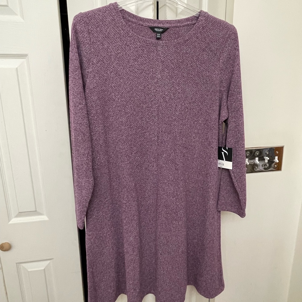 NWT Simply Vera Vera Wang sweater dress XXL